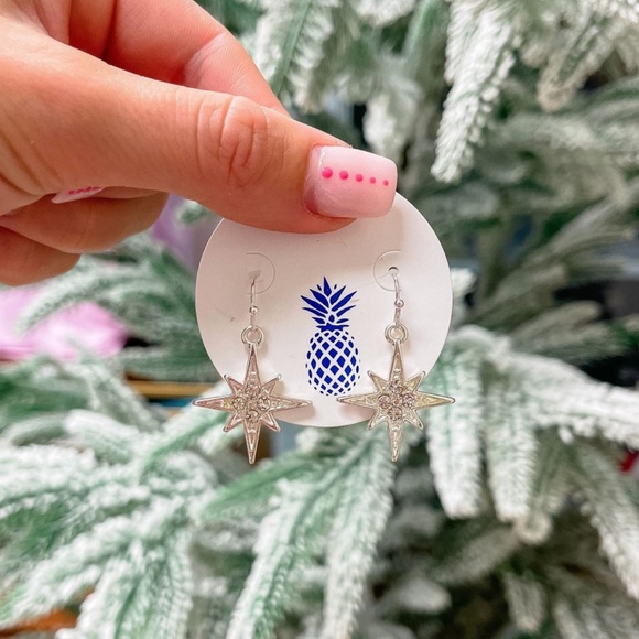 Prep Obsessed Star Earrings - Picture 1 of 3